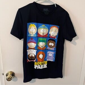 South Park Official Merchandise Faces T-Shirt Unisex Small Men’s Women’s Black